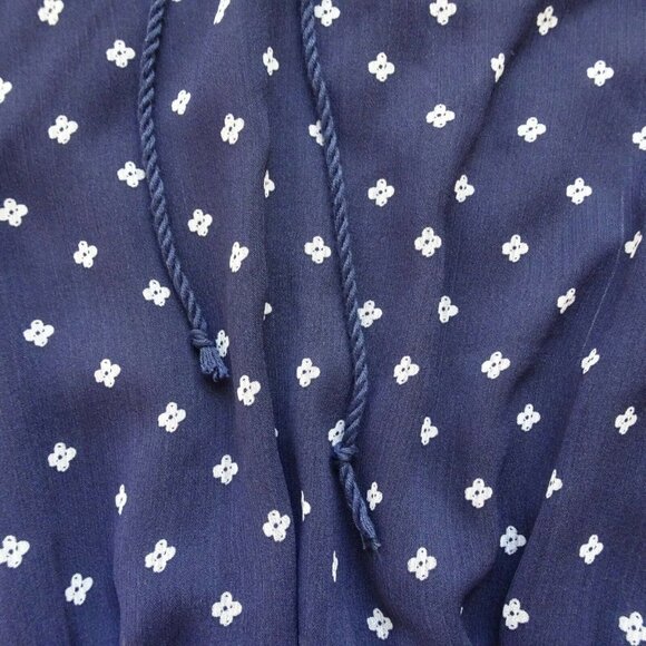 💰3/$25  Sleeveless Hi Lo Dress Sheer Sleeveless Lace Detail Floral Small - Picture 9 of 12